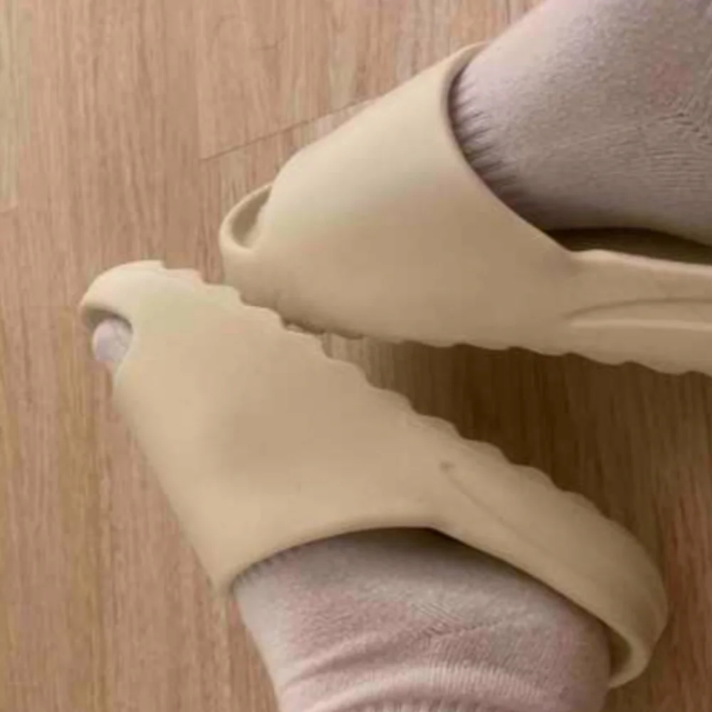 NEW Beige Non Slip Slides